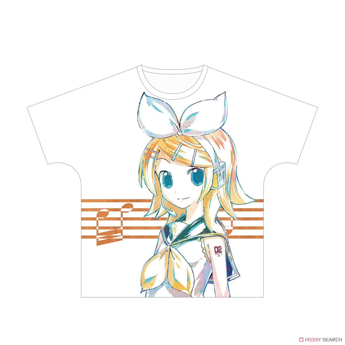 ピアプロキャラクターズ 鏡音リン Ani-Art フルグラフィックTシャツ ユニセックス(サイズ/L) (キャラクターグッズ) 商品画像1