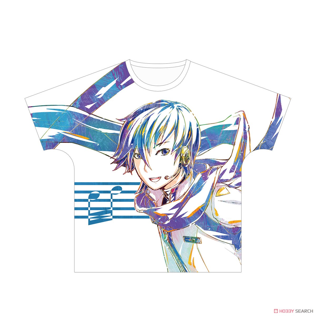 ピアプロキャラクターズ KAITO Ani-Art フルグラフィックTシャツ ユニセックス(サイズ/M) (キャラクターグッズ) 商品画像1