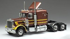 Peterbilt 359 1973 Brown / Yellow (Diecast Car)