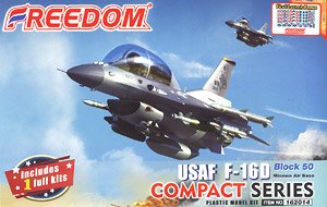 Compact Series: USAF F-16D Block 50 (Plastic model)