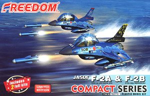 Compact Series: JASDF F-2A `Tsuki AB Open House 2018` & F-2B `21SQ 30th Anniversary Viper Zero` (Limited) (Plastic model)