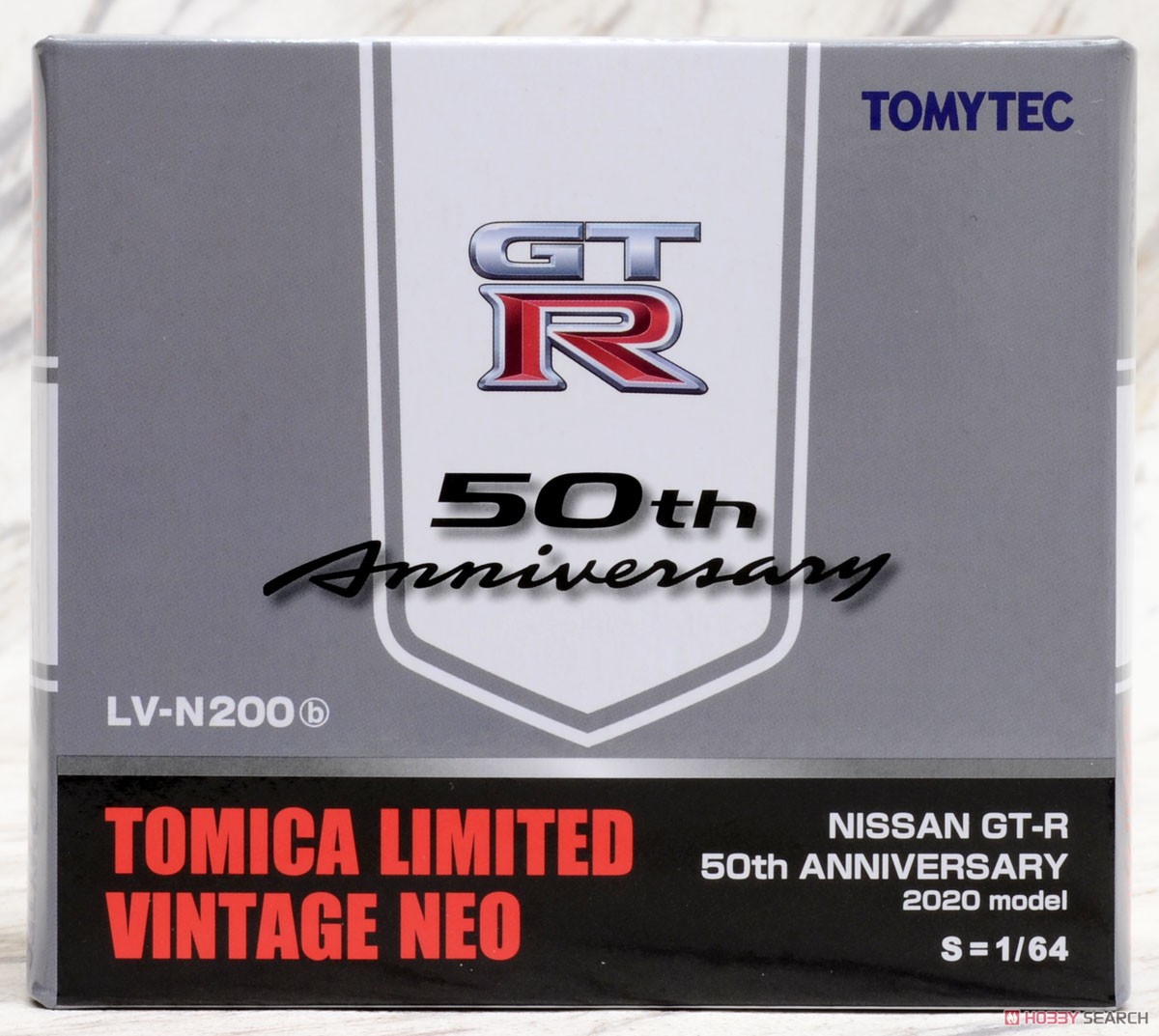 TLV-N200b Nissan GT-R 50th Anniversary (Silver) (Diecast Car) Package1