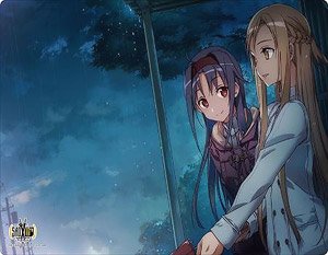 Bushiroad Rubber Mat Collection Vol.495 Dengeki Bunko Sword Art Online [Asuna & Yuuki] (Card Supplies)