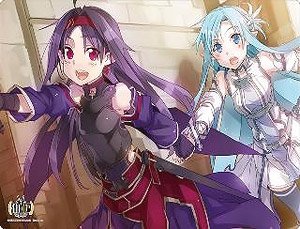 Bushiroad Rubber Mat Collection Vol.498 Dengeki Bunko Sword Art Online Mother`s Rosario [Asuna & Yuuki] (Card Supplies)