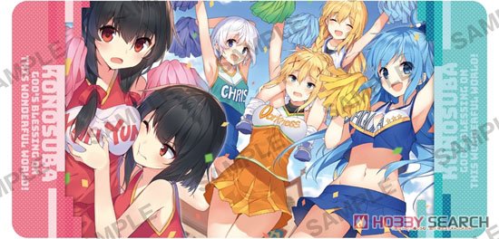 [KonoSuba: God`s Blessing on this Wonderful World!] Bakuen Fea Rubber Play Mat Konosuba Cheerleaders (Card Supplies) Item picture1