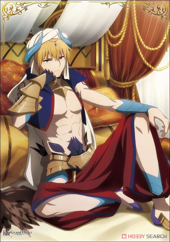 Fate/Grand Order - Absolute Demon Battlefront: Babylonia Mini Clear Poster Gilgamesh 1 (Anime Toy) Item picture1