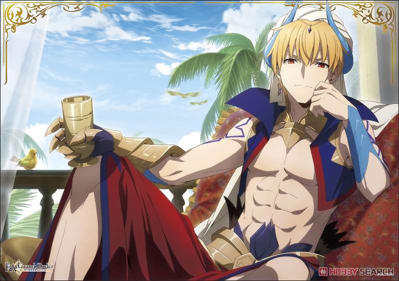 Fate/Grand Order - Absolute Demon Battlefront: Babylonia Mini Clear Poster Gilgamesh 2 (Anime Toy) Item picture1