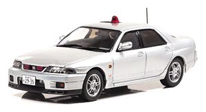 Nissan Skyline GT-R Autech Version 1998 Saitama Prefecture Police Department Expressway Traffic Police Unit Vehicle (Unmarked Patrol Car Silver) (Diecast Car)