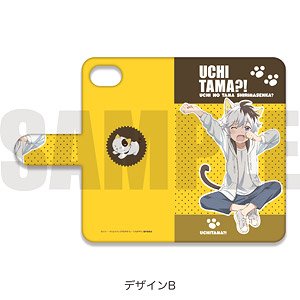 [Uchi Tama!?: Uchi no Tama Shirimasen ka?] Notebook Type Smart Phone Case (iPhone5/5s/SE) B (Anime Toy)