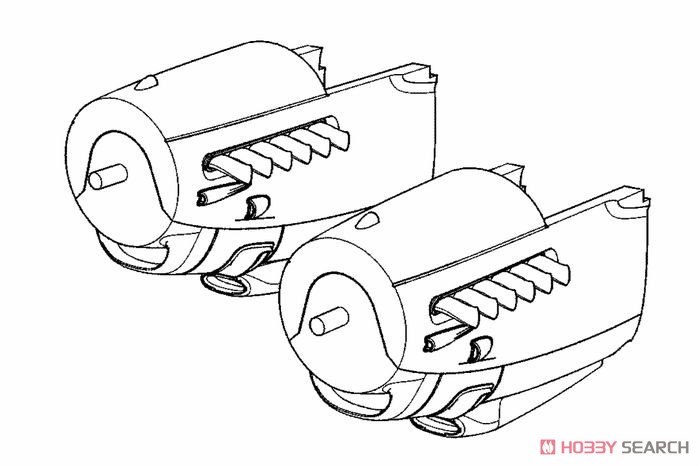 DH98 モスキート 二段式マーリン エンジン (タミヤ用) (プラモデル) その他の画像1