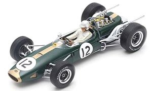 Brabham BT19 No.12 Winner French GP 1966 Jack Brabham (Diecast Car)