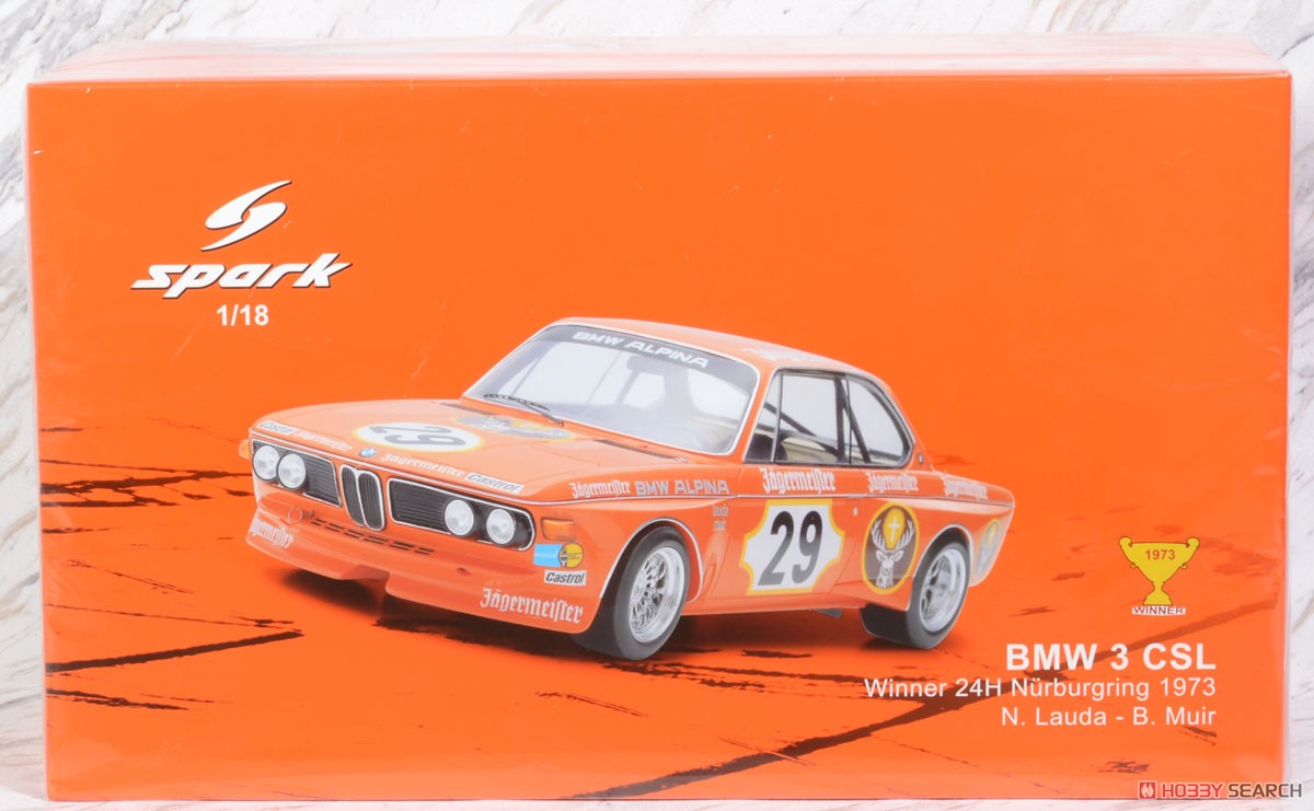 BMW 3.0 CSL No.29 Winner 24H Nurburgring 1973 N.Lauda H-P.Joisten (ミニカー) パッケージ1