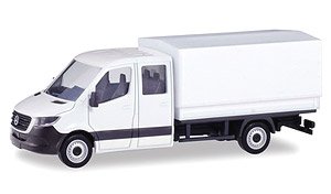 (HO) Minikit Mercedes-Benz Sprinter new Double Cabin with Canvas (Model Train)
