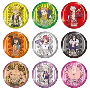 The Seven Deadly Sins: Wrath of the Gods Trading Can Badge (Set of 9) (Anime Toy)