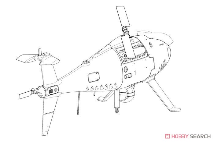 S-100 カムコプター レジンキット (プラモデル) その他の画像2
