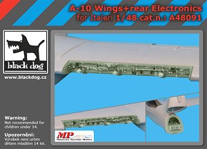 A-10 Wings + Rear Electronics (for Italeri) (Plastic model)