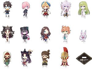[Fate/Grand Order - Absolute Demon Battlefront: Babylonia] Trading Mini Acrylic Stand (Set of 14) (Anime Toy)