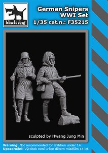 German Snipers WWI Set (HAUF35213+35214) (Plastic model)