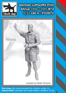 German Lufttwafe Pilot Africa No.3 (Plastic model)