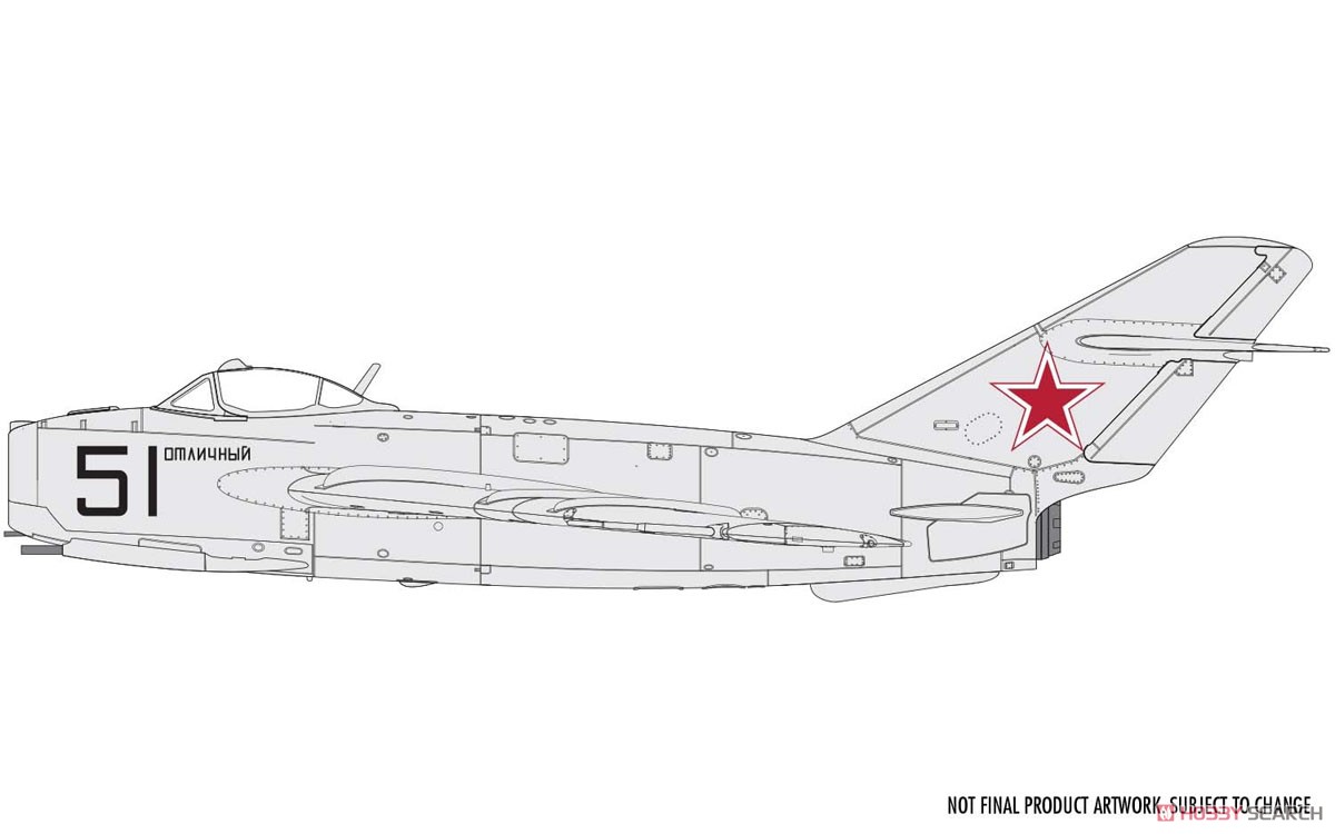 MiG-17F フレスコ (シェンヤン J-5) (プラモデル) 塗装1
