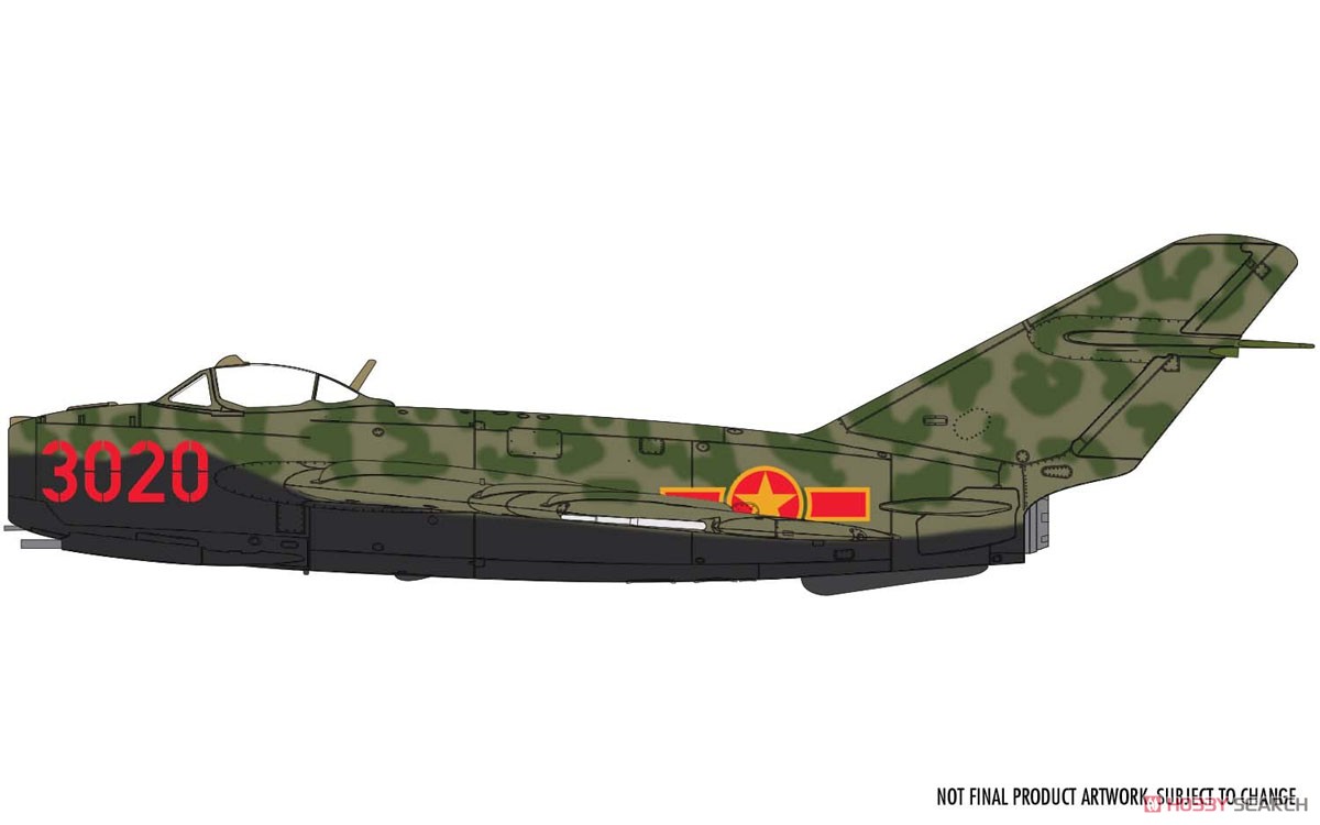 MiG-17F フレスコ (シェンヤン J-5) (プラモデル) 塗装2