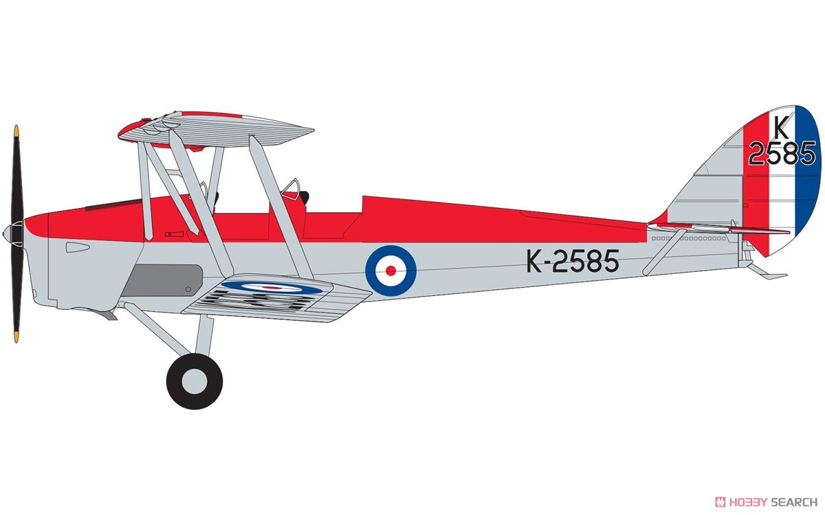 デ・ハビランド DH.82a タイガー・モス (プラモデル) 塗装1