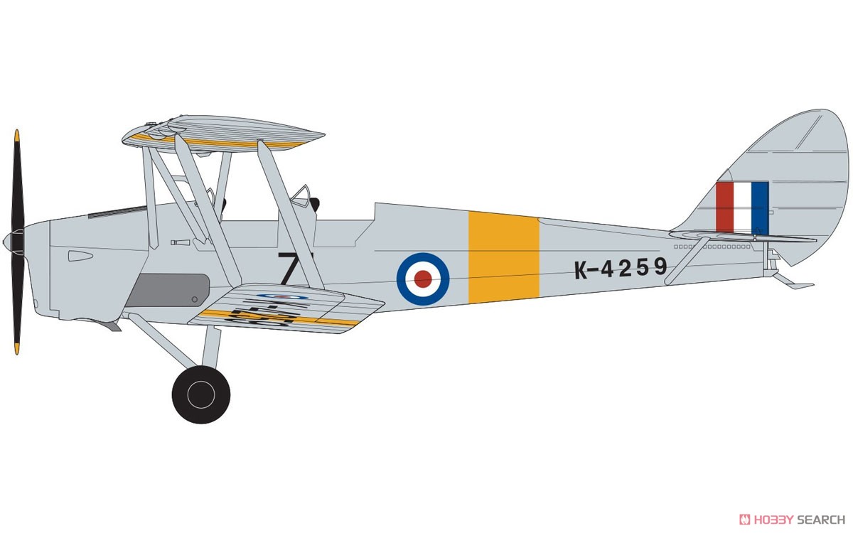 デ・ハビランド DH.82a タイガー・モス (プラモデル) 塗装2