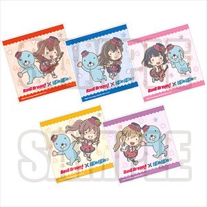 BanG Dream!×ぼのぼの トレーディングミニタオル Poppin`Party (5個セット) (キャラクターグッズ)