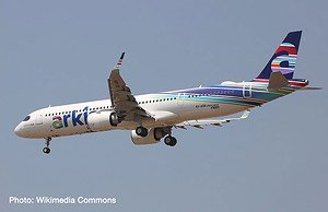 Arkia Israeli Airlines Airbus A321neo - Blue Variant 4X-AGN (Pre-built Aircraft)