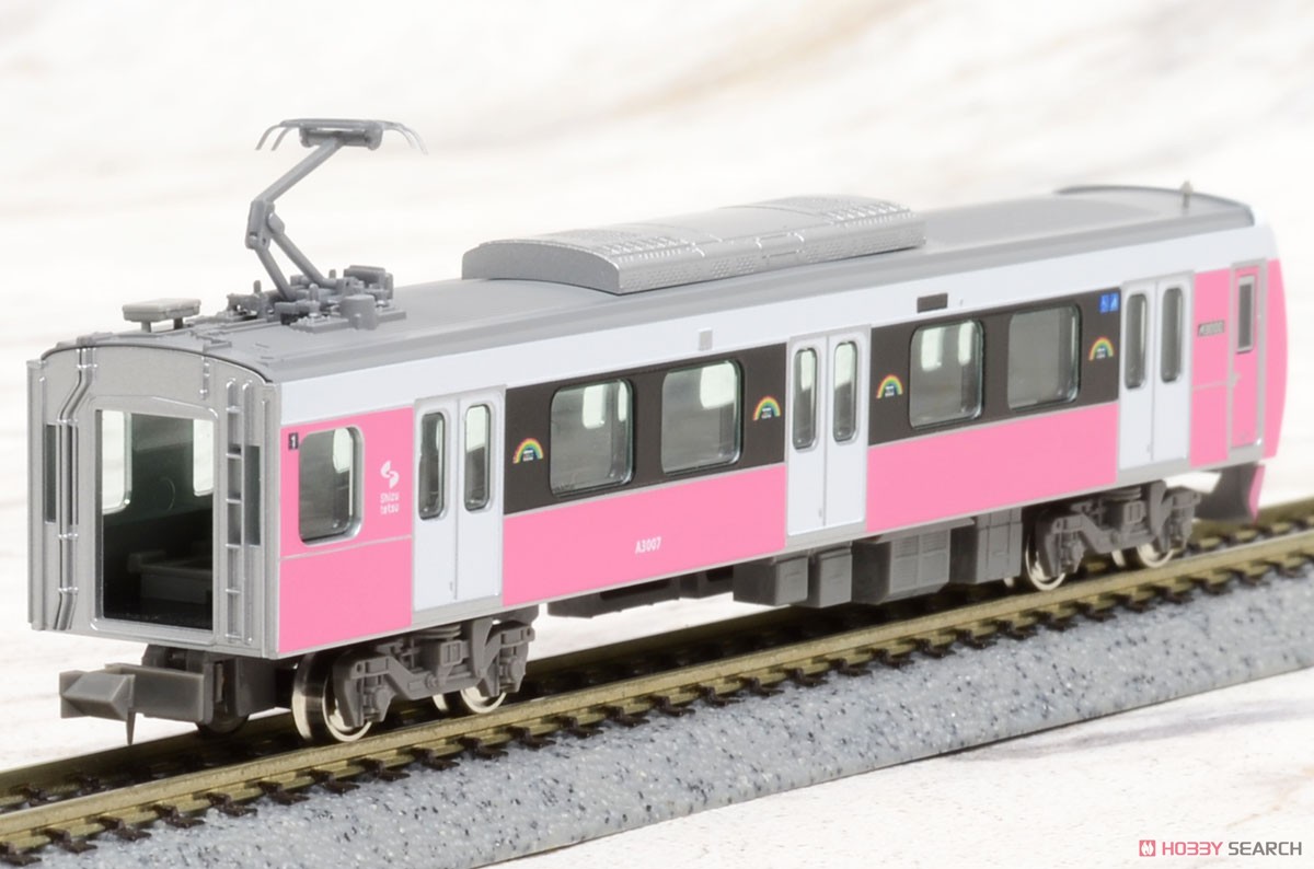 静岡鉄道 A3000形 (プリティピンク) 2両編成セット (動力付き) (2両セット) (塗装済み完成品) (鉄道模型) 商品画像3