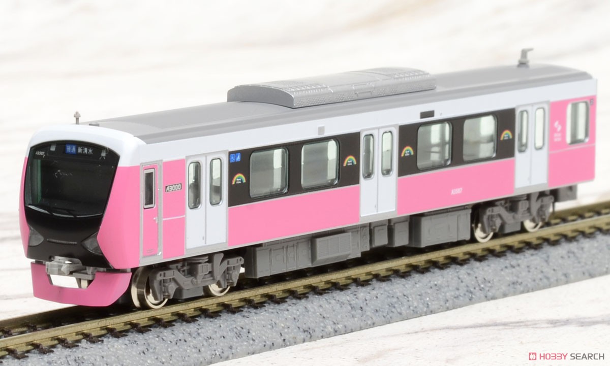 静岡鉄道 A3000形 (プリティピンク) 2両編成セット (動力付き) (2両セット) (塗装済み完成品) (鉄道模型) 商品画像6
