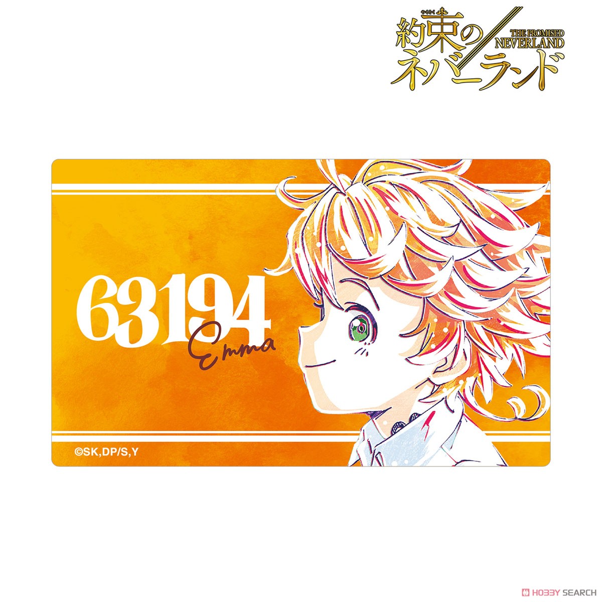 The Promised Neverland Emma Ani-Art Card Sticker (Anime Toy) Item picture1
