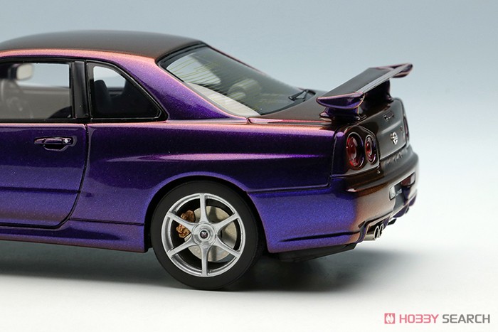 Nissan Skyline GT-R (BNR34) V-spec Special Edition 2000 Midnight Purple III (Diecast Car) Item picture5