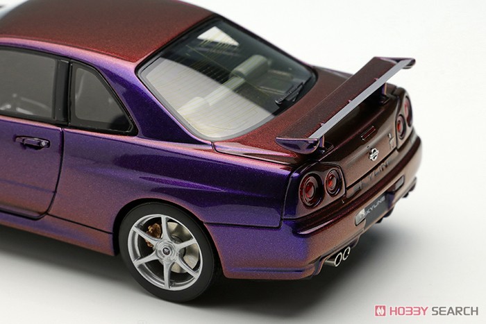 Nissan Skyline GT-R (BNR34) V-spec Special Edition 2000 Midnight Purple III (Diecast Car) Item picture7