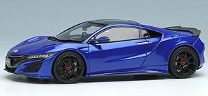 HONDA NSX (NC1) with Option wheel 2016 ヌーベルブルーパール (インテリア：ブラウン/ブラック) (ミニカー)