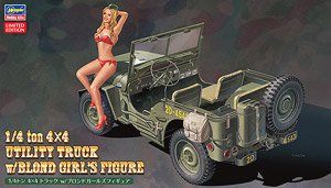 1/4t 4x4 Truck w/Blond Girls Figure (Model Car)