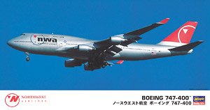 ノースウエスト航空 ボーイング 747-400 (プラモデル)