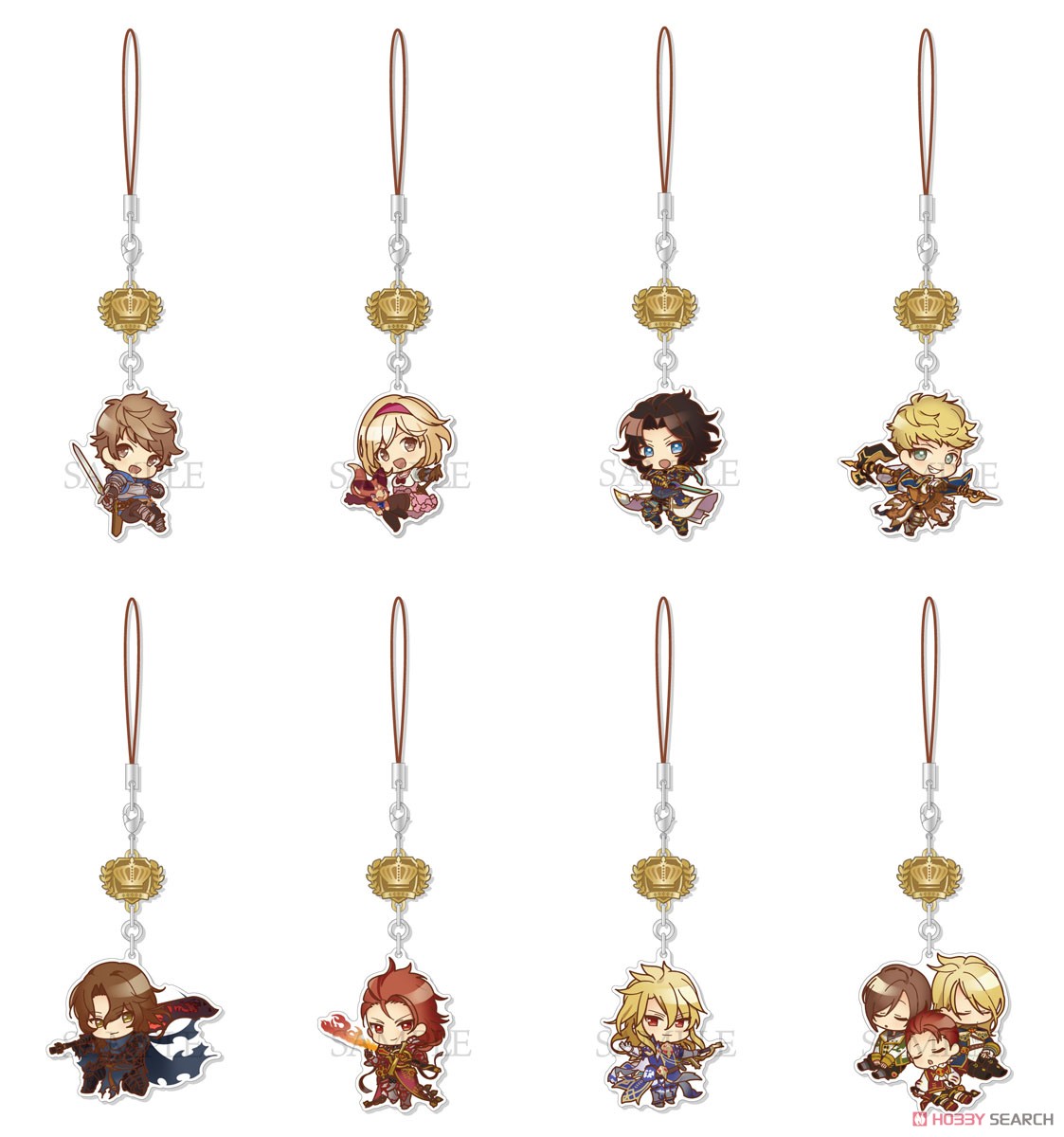 Granblue Fantasy Yura Yura Charm Collection -Between Frost and Flame- (Set of 8) (Anime Toy) Item picture1