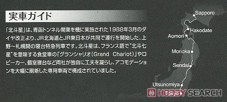 ファーストカーミュージアム JR 24系25形 特急寝台客車 (北斗星・JR東日本仕様) (鉄道模型) 解説1