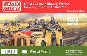 German Steyr Heavy Car (Set of 3) (Plastic model)