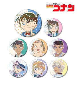 Detective Conan Trading Ani-Art Can Badge Vol.3 (Set of 8) (Anime Toy)