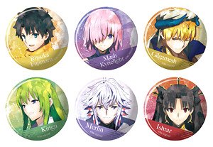 Fate/Grand Order - Absolute Demon Battlefront: Babylonia Wet Color Series Can Badge (Set of 6) (Anime Toy)