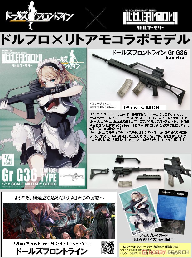 1/12 Little Armory (LADF03) Dolls Frontline GrG36 Type (Plastic model) Other picture2