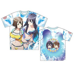 神田川JET GIRLS フルグラフィックTシャツ 凛＆ミサ (キャラクターグッズ)
