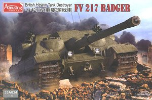 British Tank Destroyer FV217 Badger (Plastic model)
