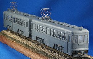 1/80(HO) Tamaden Type 70 `Two Cars with Two Train Driver` Unpainted Kit Two Car Set (2-Car Unassembled Kit) (Model Train)
