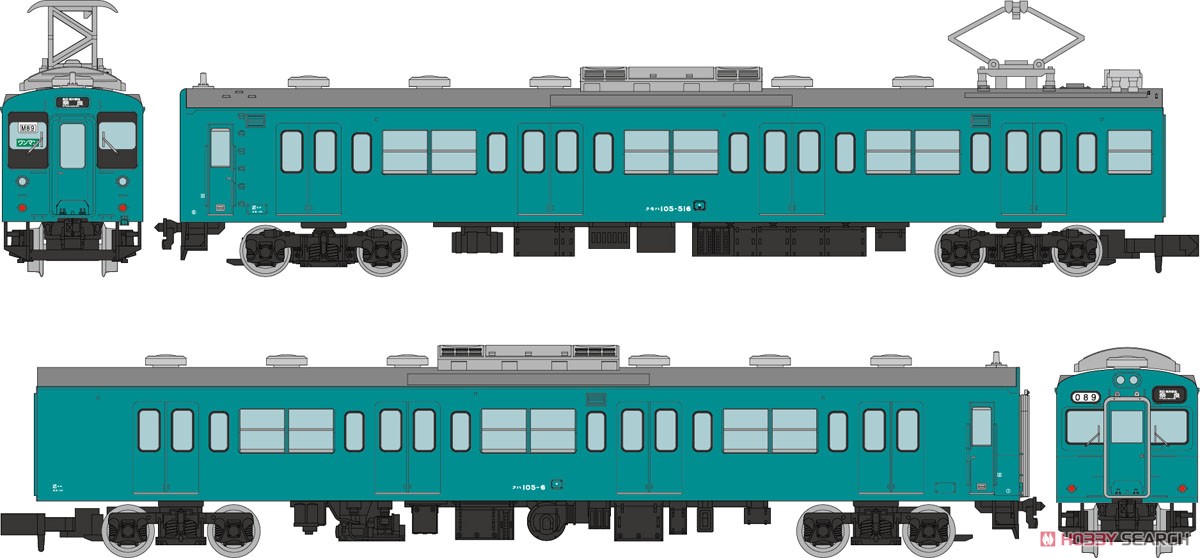 鉄道コレクション JR105系 桜井線・和歌山線 (SW009編成) (2両セット) (鉄道模型) その他の画像1
