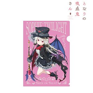 Ms. Vampire who Lives in My Neighborhood. Especially Illustrated Sophie Twilight Halloween Ver. Clear File (Anime Toy)