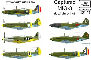 Captured MiG-3 Decal Sheet (Decal)