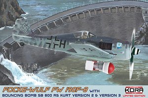 Fw190F-8 w/Wasserrollbombe SB 800RS Kurt Ausf.2/3 (Plastic model)